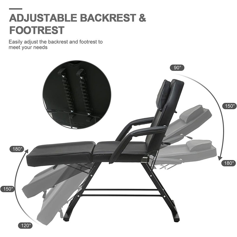 Inbox Zero Adjustable Tattoo PU Reclining Full Body 2 Piece Inbox Zero Adjustable Tattoo PU Reclining Full Body 2 Piece